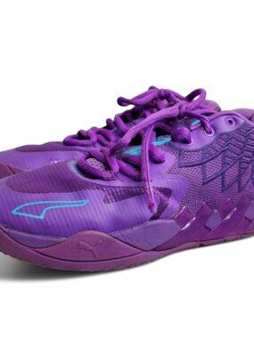 Puma LaMelo MB.01 QUEEN CITY PUEPLE SZ 7C Charlotte Hornets